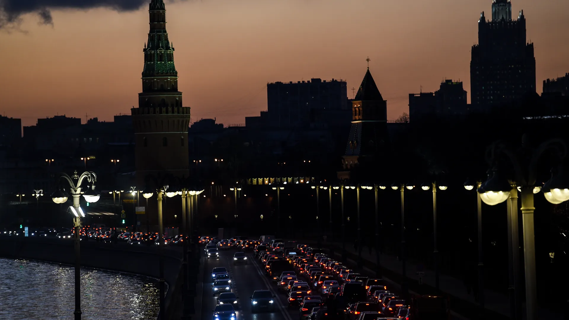 Вечерние пробки в Москве