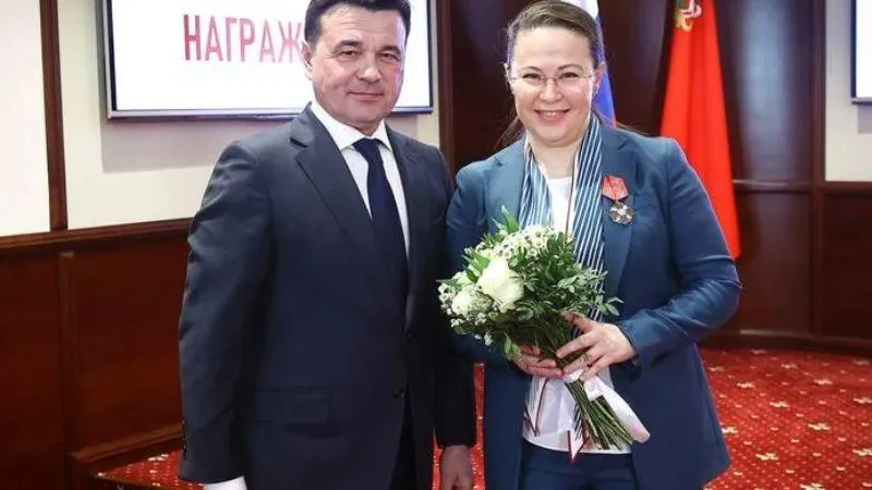 Губернатор вручил главе Мининвеста Подмосковья Орден «За заслуги перед Московской областью»