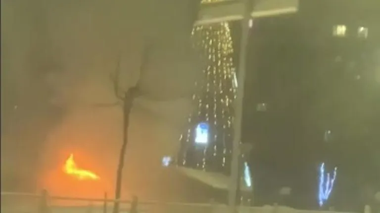 Пожар у Искры. Фото: ТГ-канал «Видное город новости»