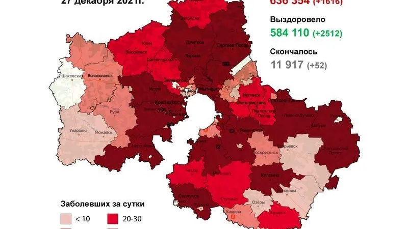 Балашиха, Пушкино и Серпухов вошли в Топ-3 антилидеров по «короне»