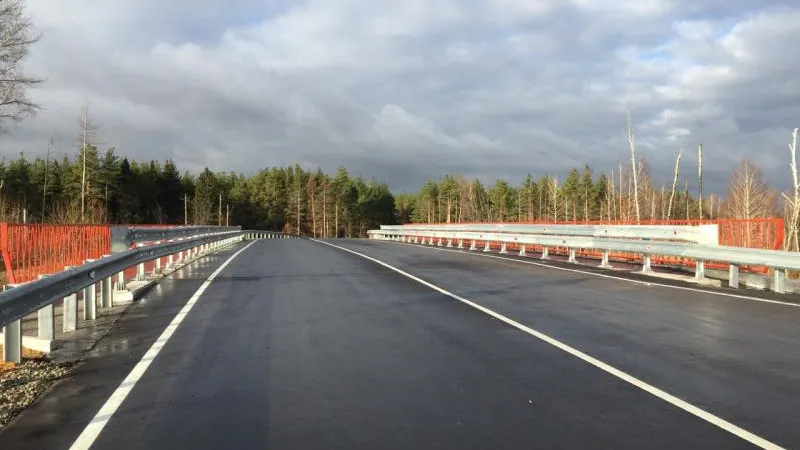 Ремонт путепровода в Луховицах завершили раньше срока