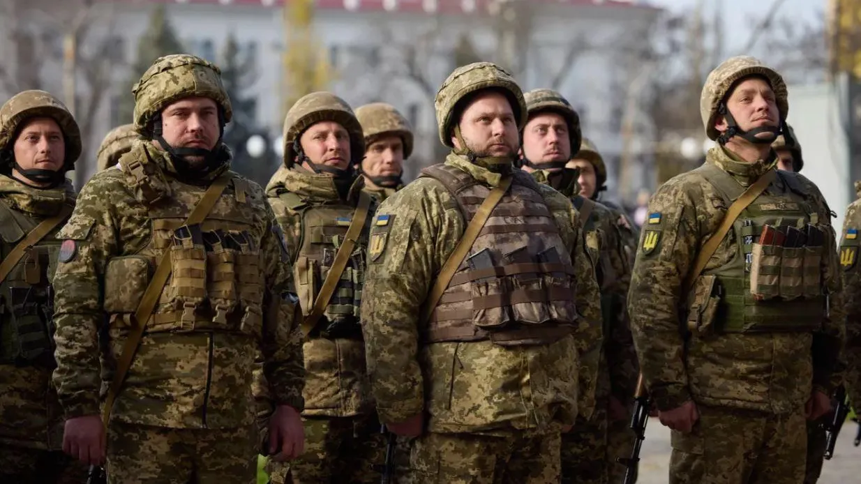 Военнослужащие ВСУ в Херсоне