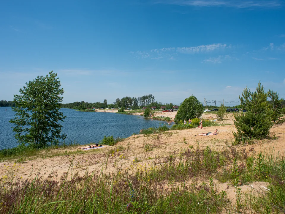 Голубые озера в Луховицах