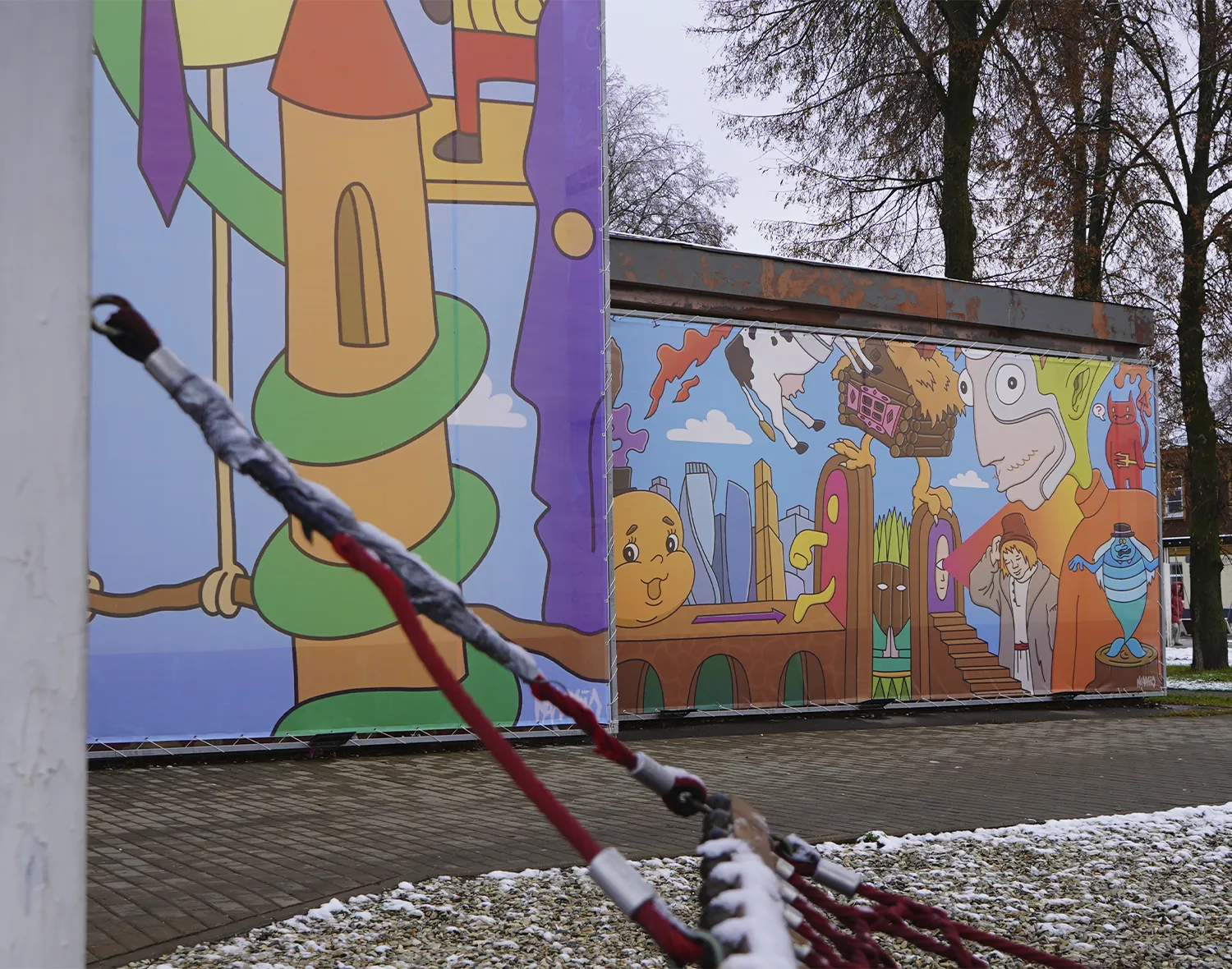 Работа Napasio в Зарайске. Фото: Екатерина Елисеева.