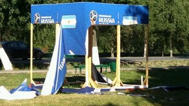 В Бронницах хулиганы разрушили конструкции с символикой ЧМ-2018