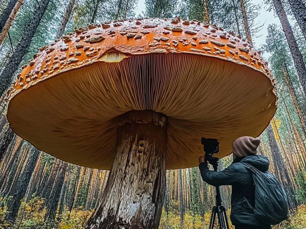 Жители Подмосковья могут выиграть айфон за фото самого большого гриба