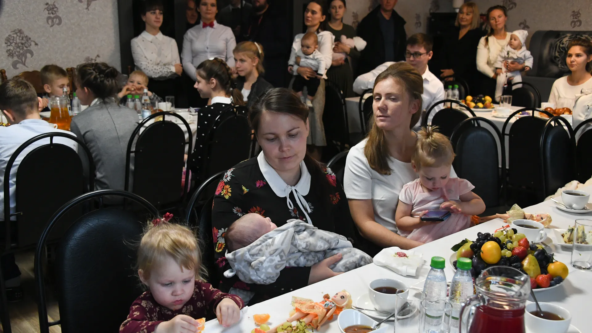 Посещение губернатором Подмосковья многодетной семьи Салтыковых из Орехово-Зуевского городского округа