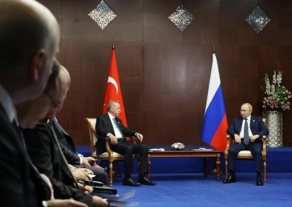 Эрдоган и Путин, октябрь 2022 года