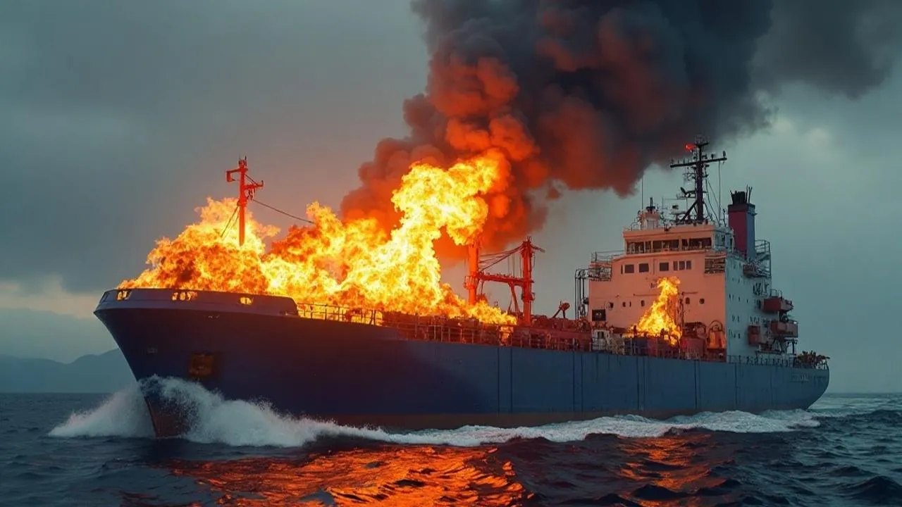 «Пламя у горизонта». Танкер Kairos получил пробоину в Черном море: кто стоит за атакой?