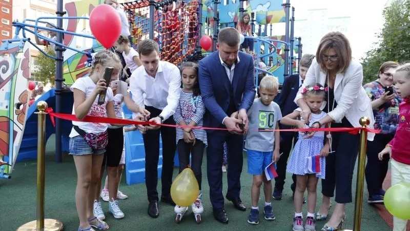 Игровой комплекс «Маша и медведь» открылся в Железнодорожном