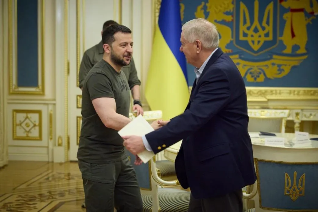 Владимир Зеленский и Линдси Грэм