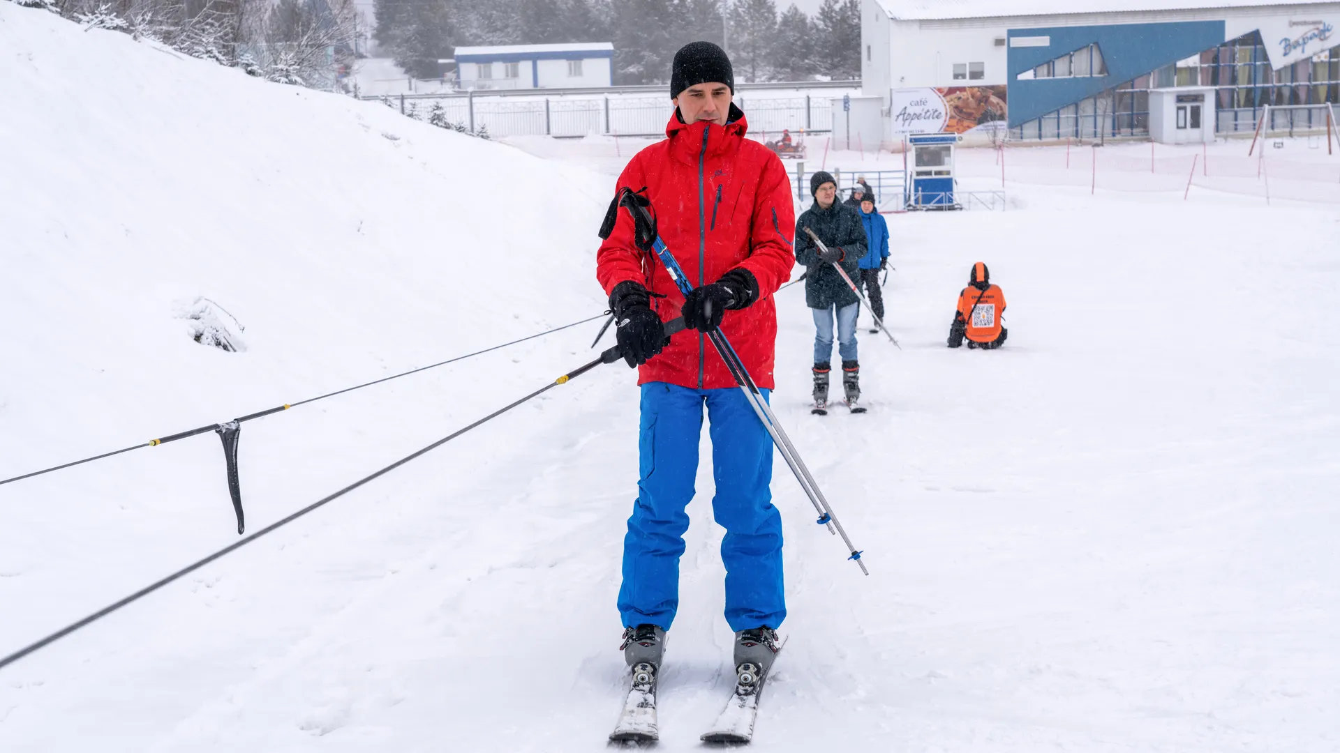 Горнолыжный курорт «Сорочаны» зимой
