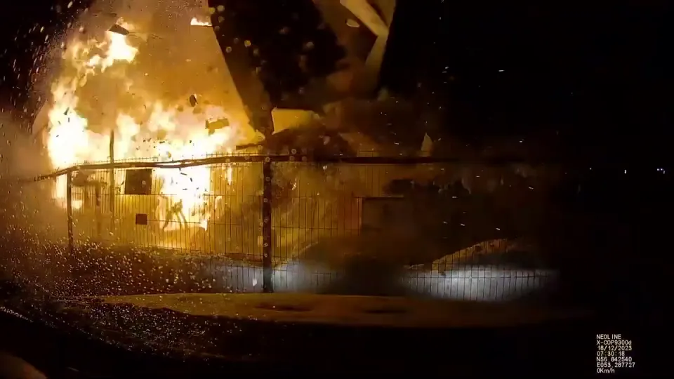 кадр видеозаписи очевидца происшествия