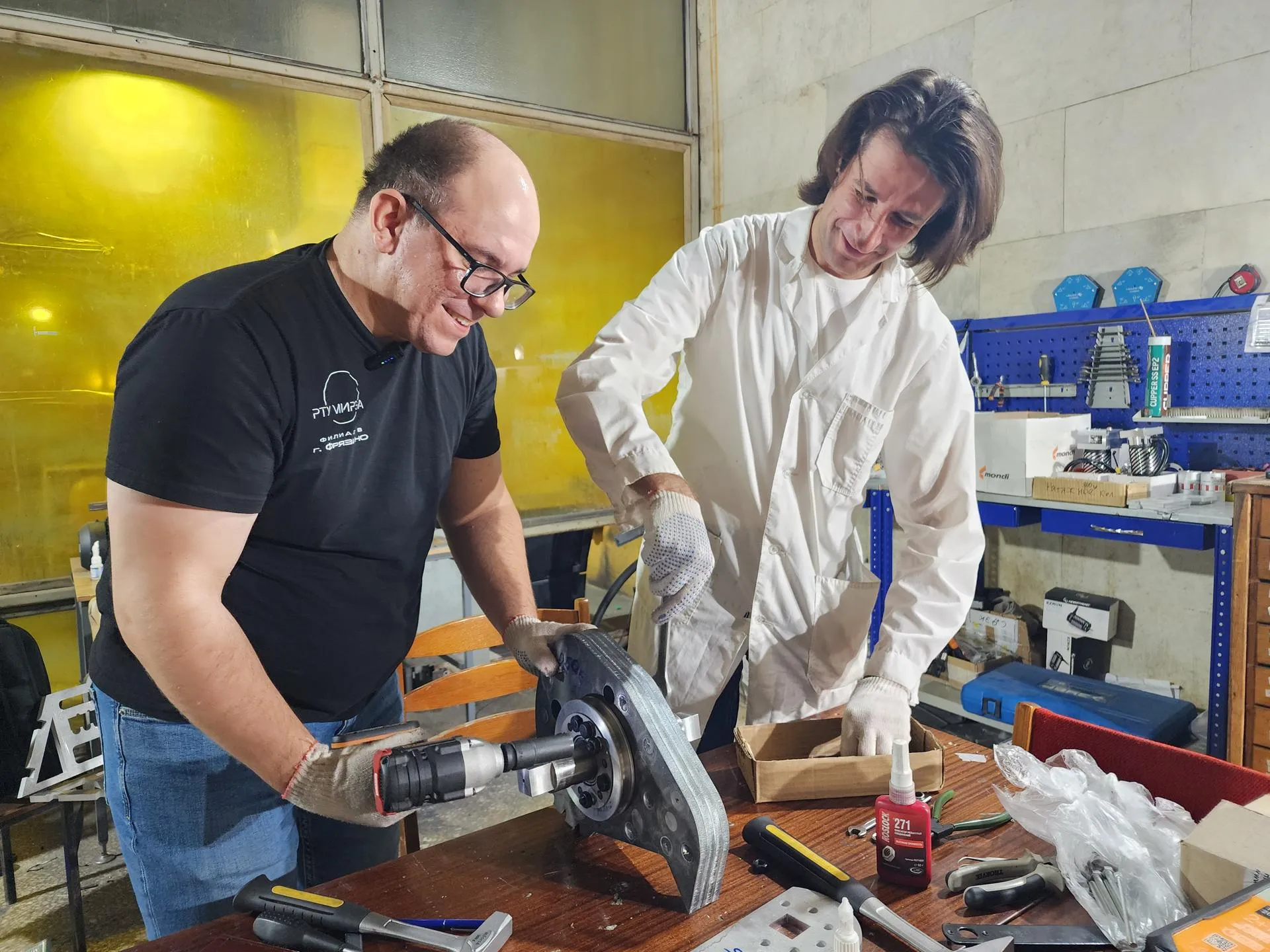 Процесс создания робота.&nbsp;Фото: REGIONS/Наталья Дорошева