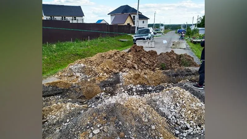 Дачники двух ДНТ под Чеховом не могут поделить дорогу. Где выход?