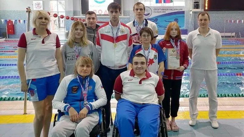 Пловцы из Подмосковья получили 10 медалей на чемпионате России среди спортсменов с ПОДА