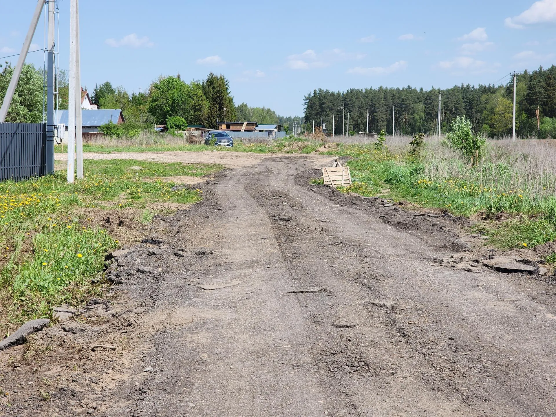 Дорога в деревне Якимово. Фото: Иван Петрушин&nbsp;