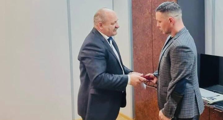 Добровольца СВО из охотнадзора Подмосковья наградили медалью «За отвагу»