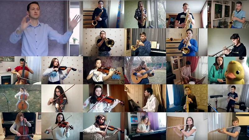 26 музыкантов из Одинцово исполнили песню «Аллилуйя» онлайн