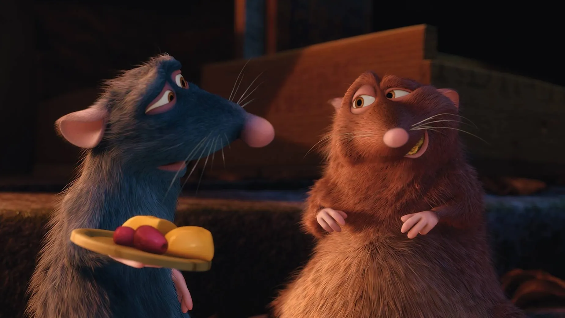 Кадр из мультфильма «‎Рататуй».‎ Режиссер Брэд Бёрд. 2007 год