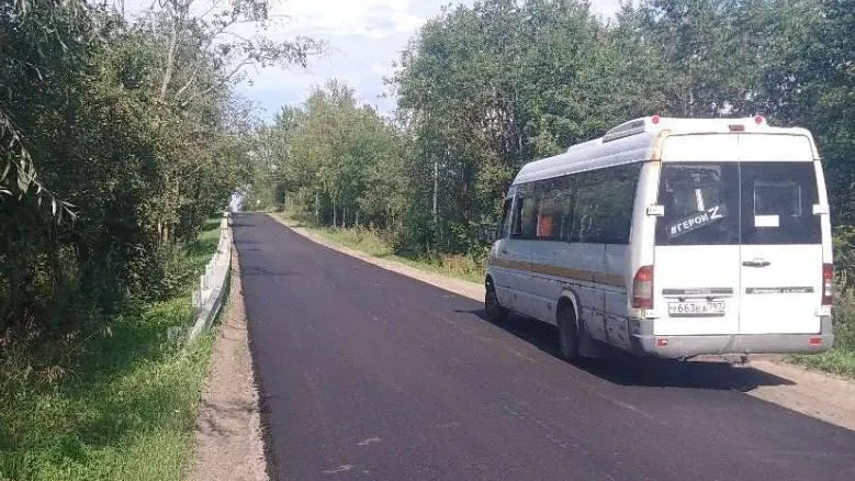 В подмосковном округе Истра отремонтировали дорогу между деревнями
