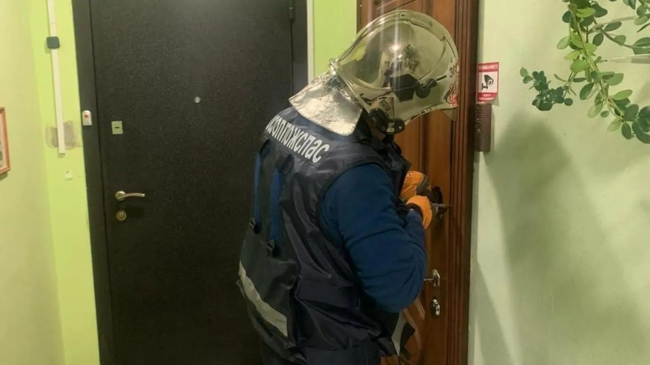 Работники ГКУ МО «Мособлпожспас» помогли ребенку попасть в запертую квартиру к матери