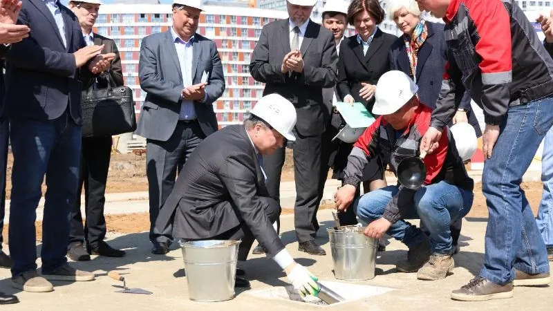 В Мытищах заложили Капсулу времени
