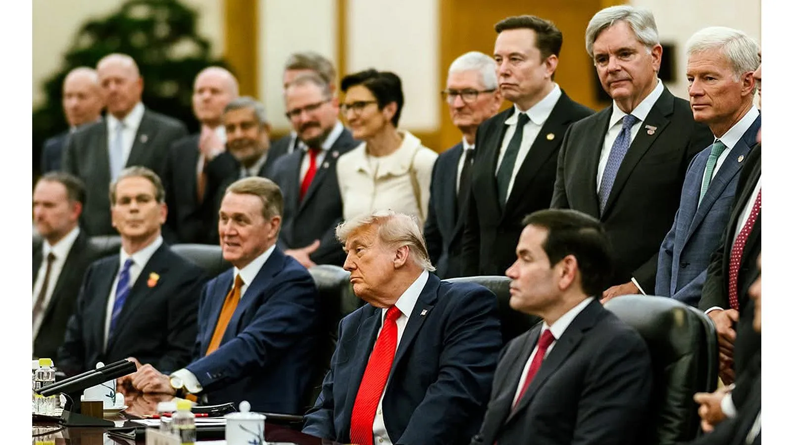 Американская делегация во главе с президентом США Дональдом Трампом, Пекин, 14 мая 2026 года. White House Press Office
