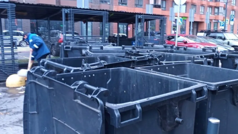 Площадка ТБО после уборки / Фото: Центр Управления регионом администрации Котельников