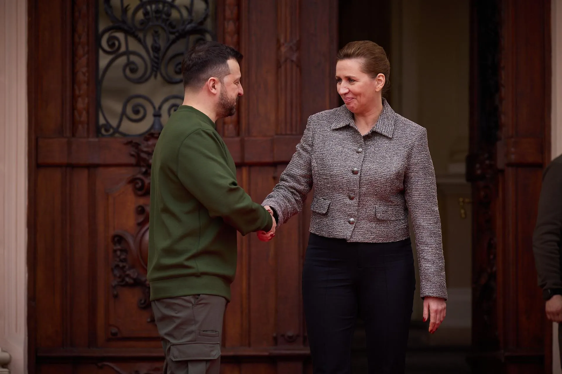 Владимир Зеленский и премьер-министр Дании Метте Фредериксен. President Of Ukraine/Keystone Press Agency