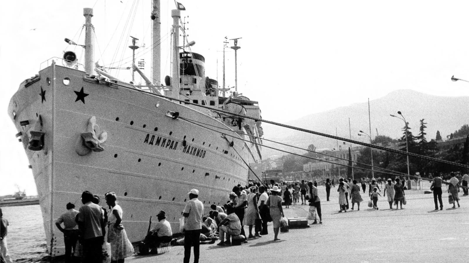 «Адмирал Нахимов» за сутки до гибели, Ялта, 30 августа 1986 года