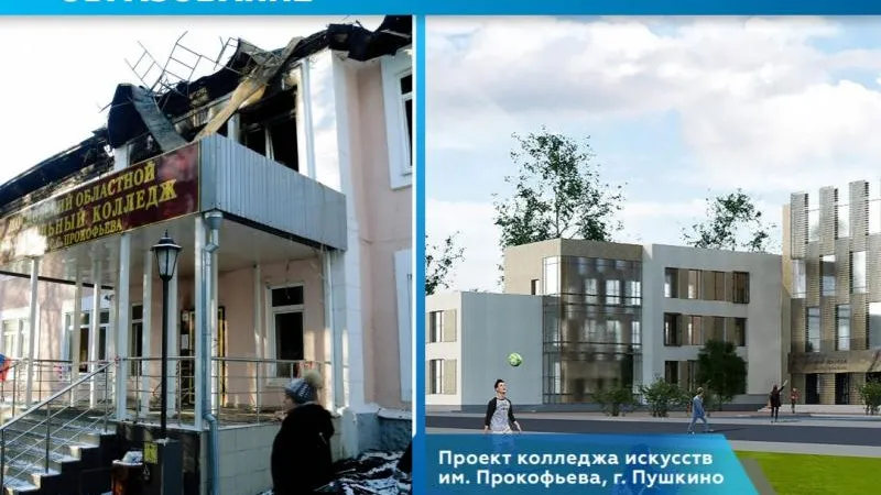 Колледж искусств им. Прокофьева в Пушкино сдадут в 2020 году