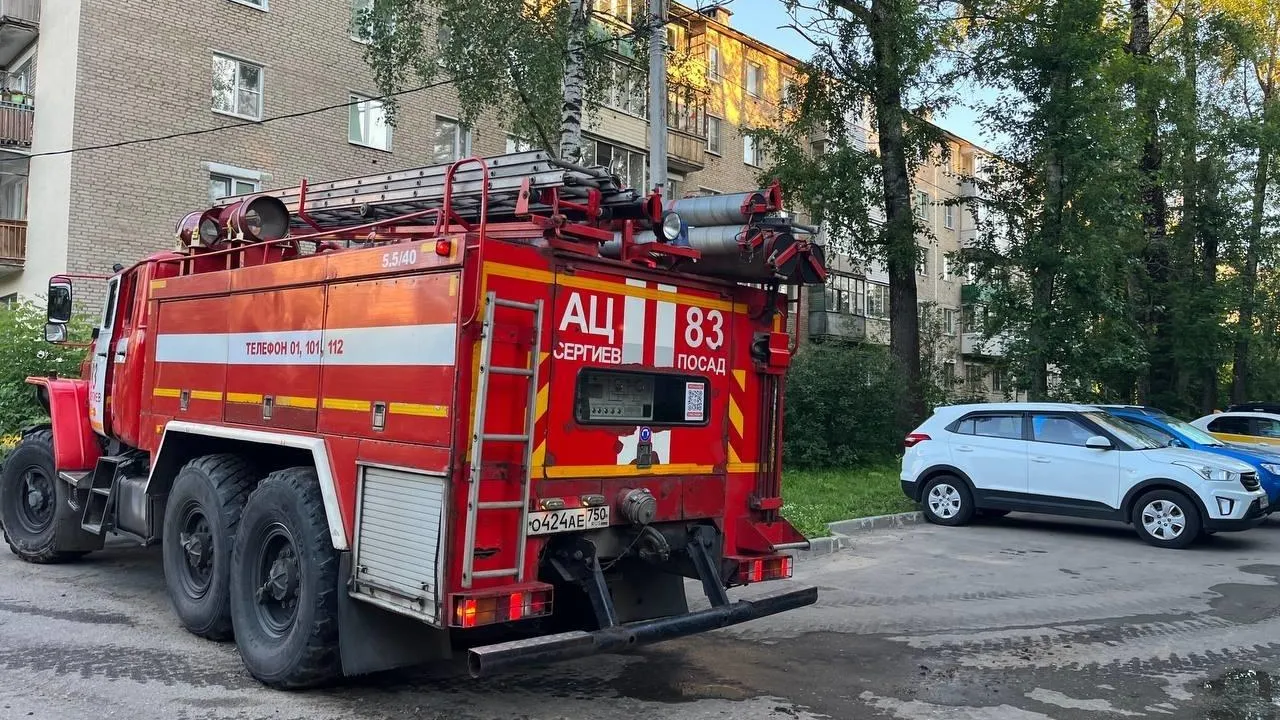 Один человек пострадал при пожаре в жилом доме в Химках