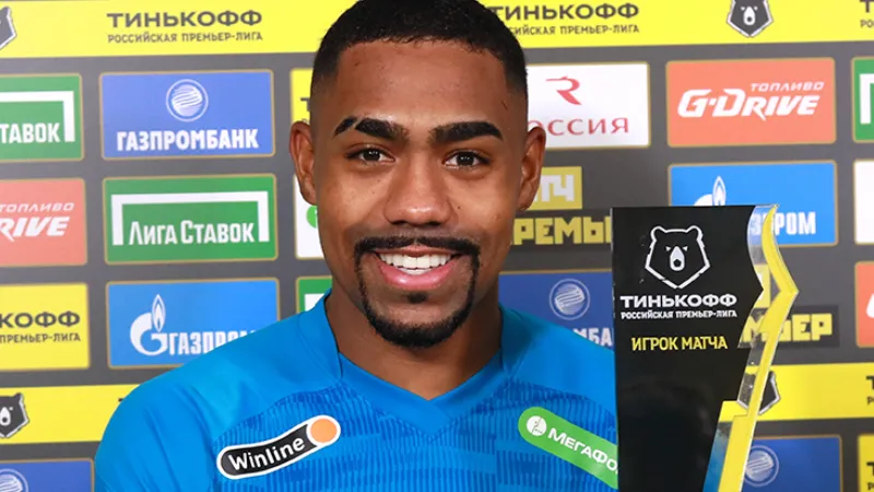  Получивший гражданство РФ нападающий «Зенита» Малком может уехать в Европу