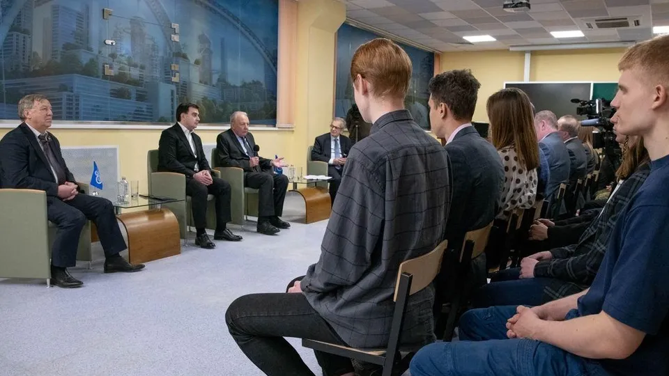 Встреча со студентами аэрокосмического факультета МГТУ им. Баумана. Фото: администрация г.о. Реутов