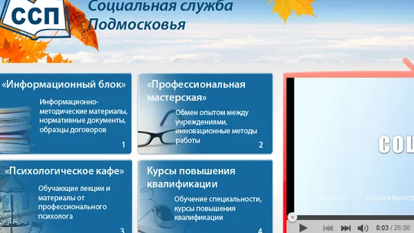 Социальная служба Подмосковья