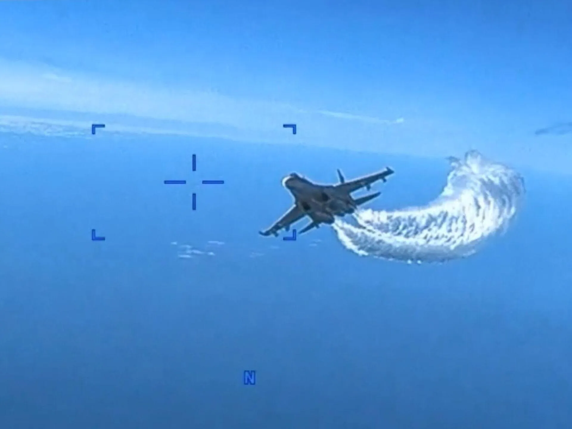 Американский беспилотник упал в Черное море.