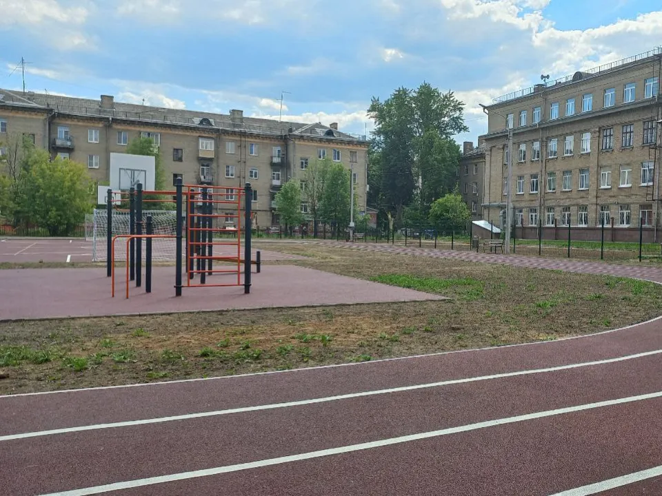 Площадка у школы №1. Фото: REGIONS/Олег Книжник