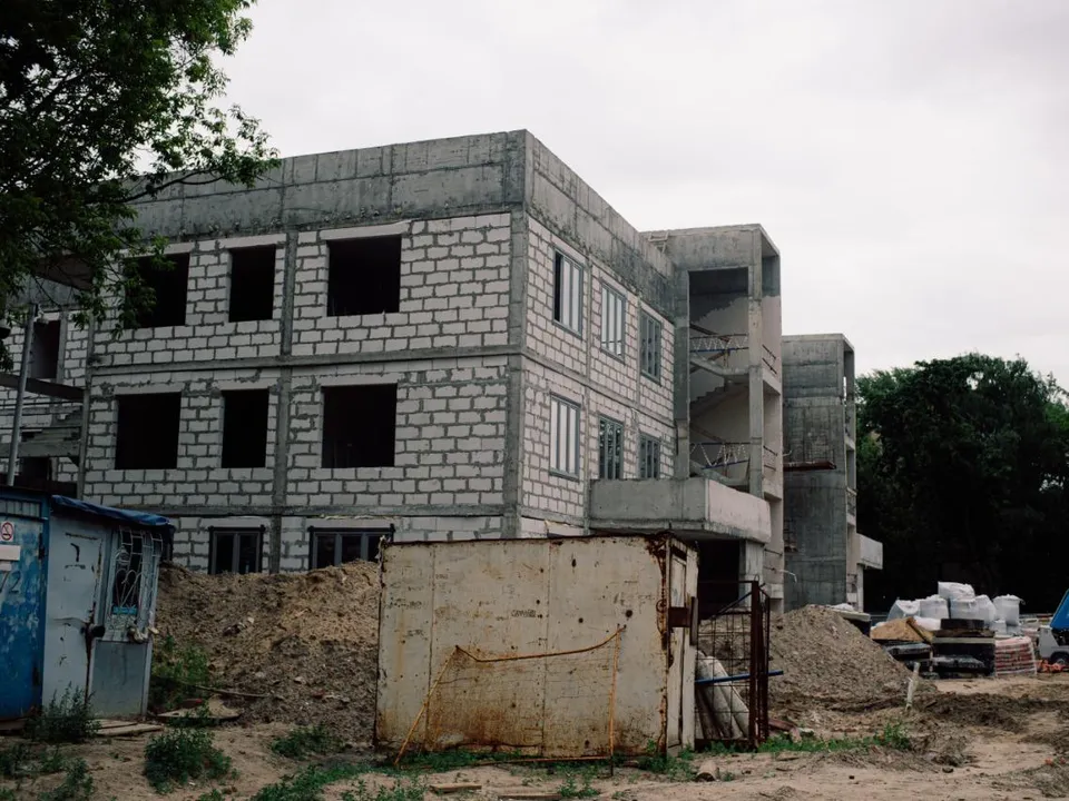 Фото: Никита Пушкин Строительство детского сада в поселке Вуги&nbsp;