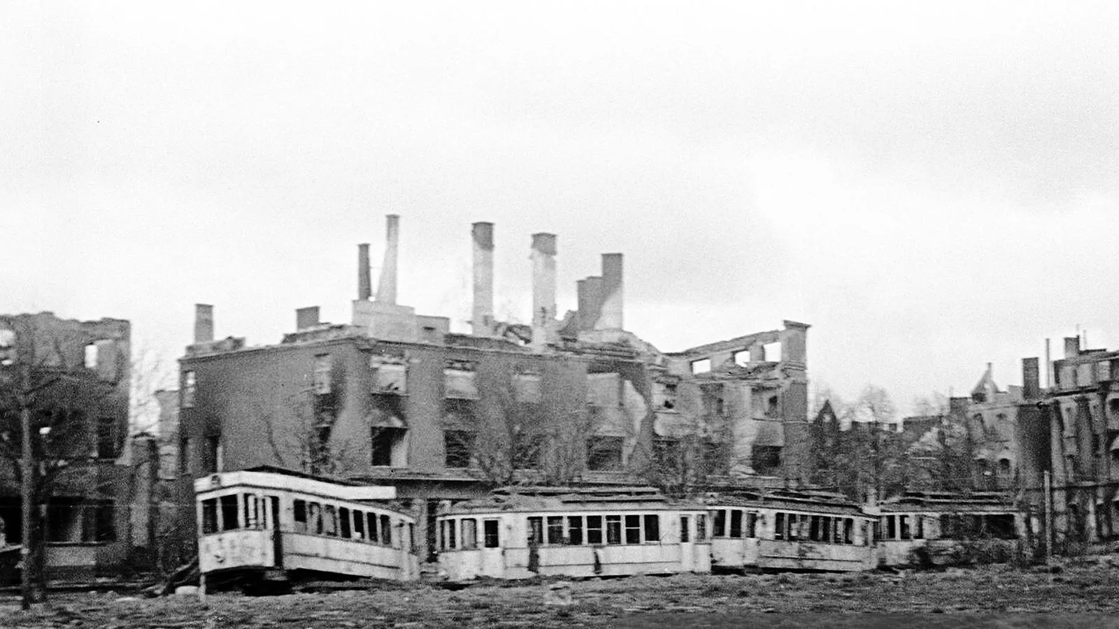 Кенигсберг во время штурма., 1945 год. Сергей Баранов