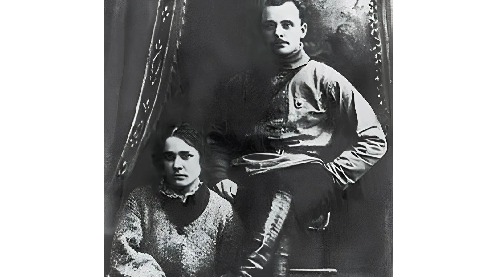 Анна и Дмитрий Фурмановы, 1918 год