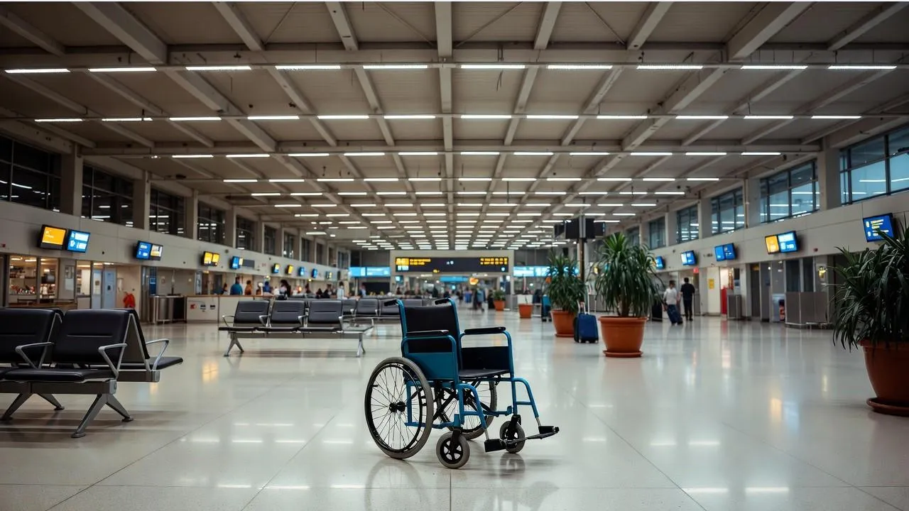 В испанском аэропорту раскрыли страшную тайну пассажира на инвалидной коляске