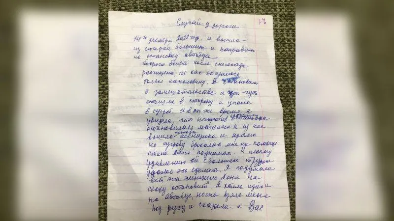 Педагог спасла из сугроба замерзшую пенсионерку в Истре