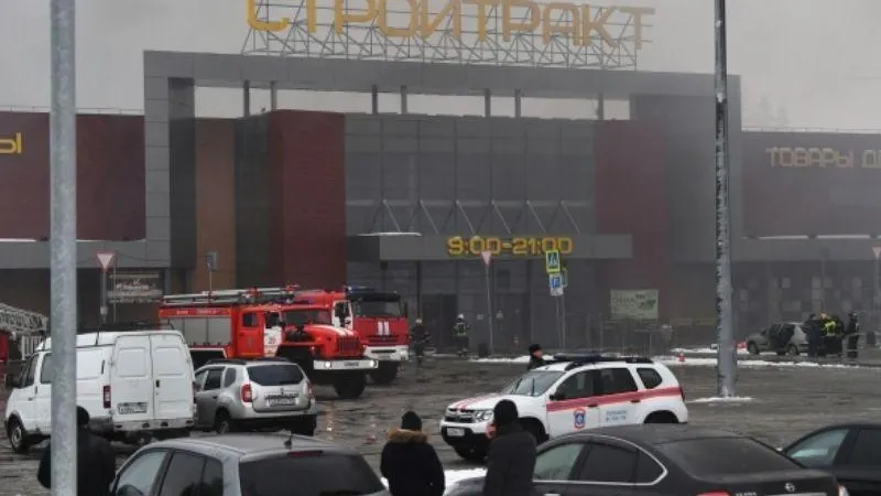Причиной пожара в торговом центре Балашихи могло стать короткое замыкание