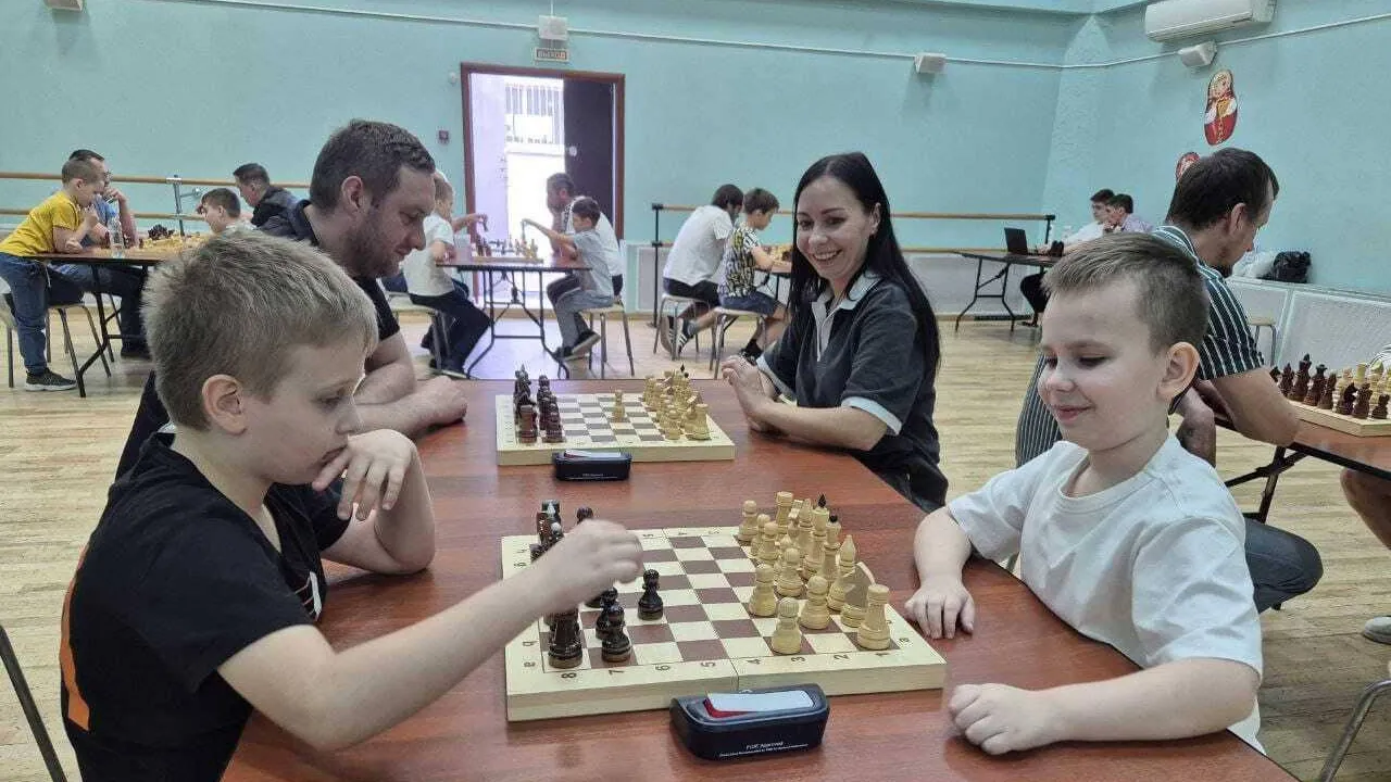 Семейный турнир по шахматам состоялся в спортшколе «Лунево» в Химках
