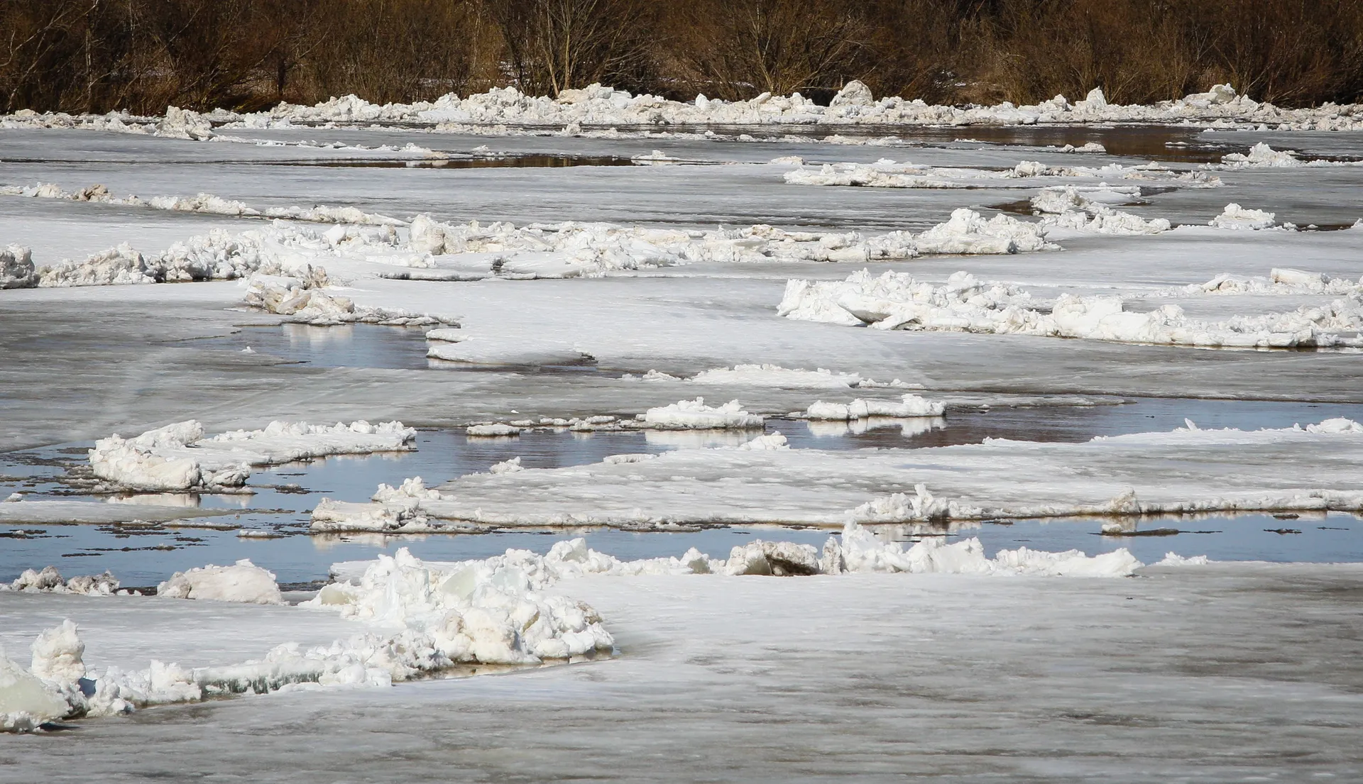 Ледоход в 2018 году/Владимир Лебедев