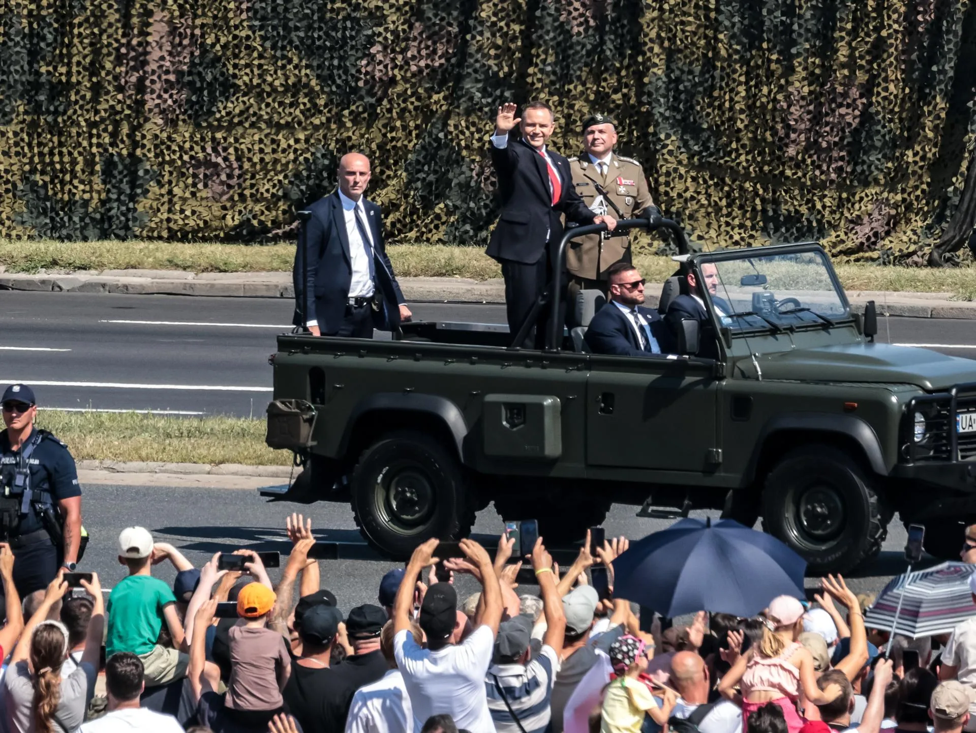 Военный парад в Польше. Dominika Zarzycka/Keystone Press Agency