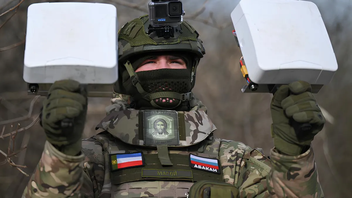 Боевая работа подразделений радиоэлектронной борьбы группировки «Север» на Курском направлении специальной военной операции. Станислав Красильников