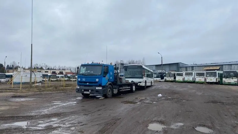 Две тысячи старых автобусов утилизируют в Подмосковье