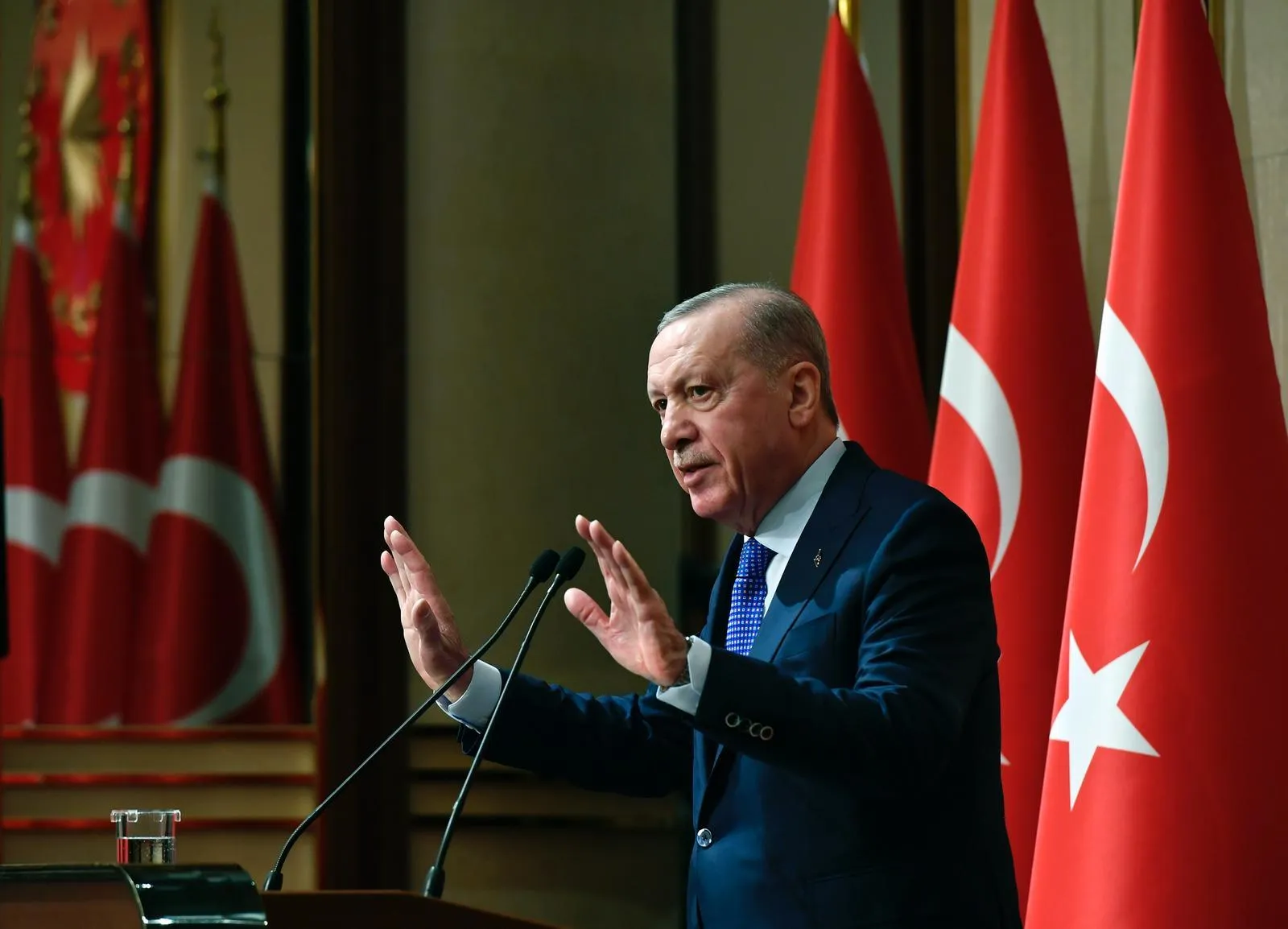 Президент Турции Реджеп Тайип Эрдоган. Turkish presidency/Keystone Press Agency